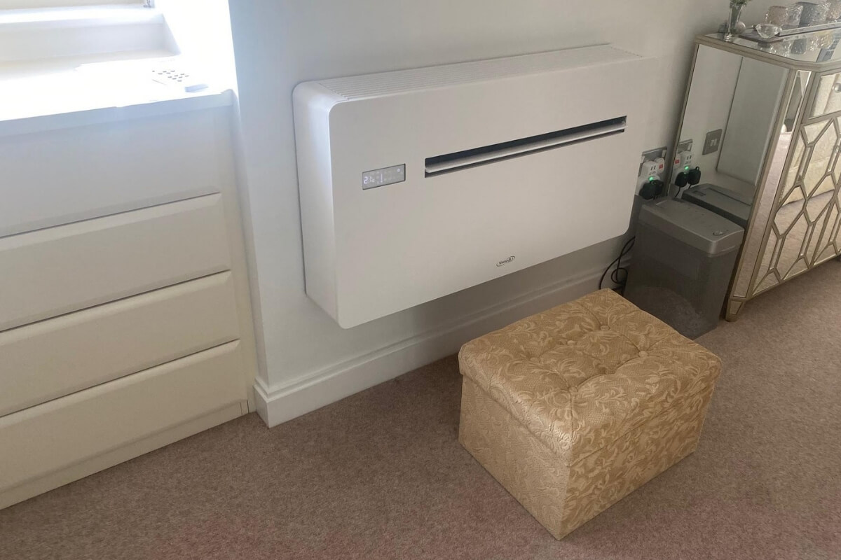 powrmatic vision 4.1kw condenserless air conditioning unit air-duct innovative air london