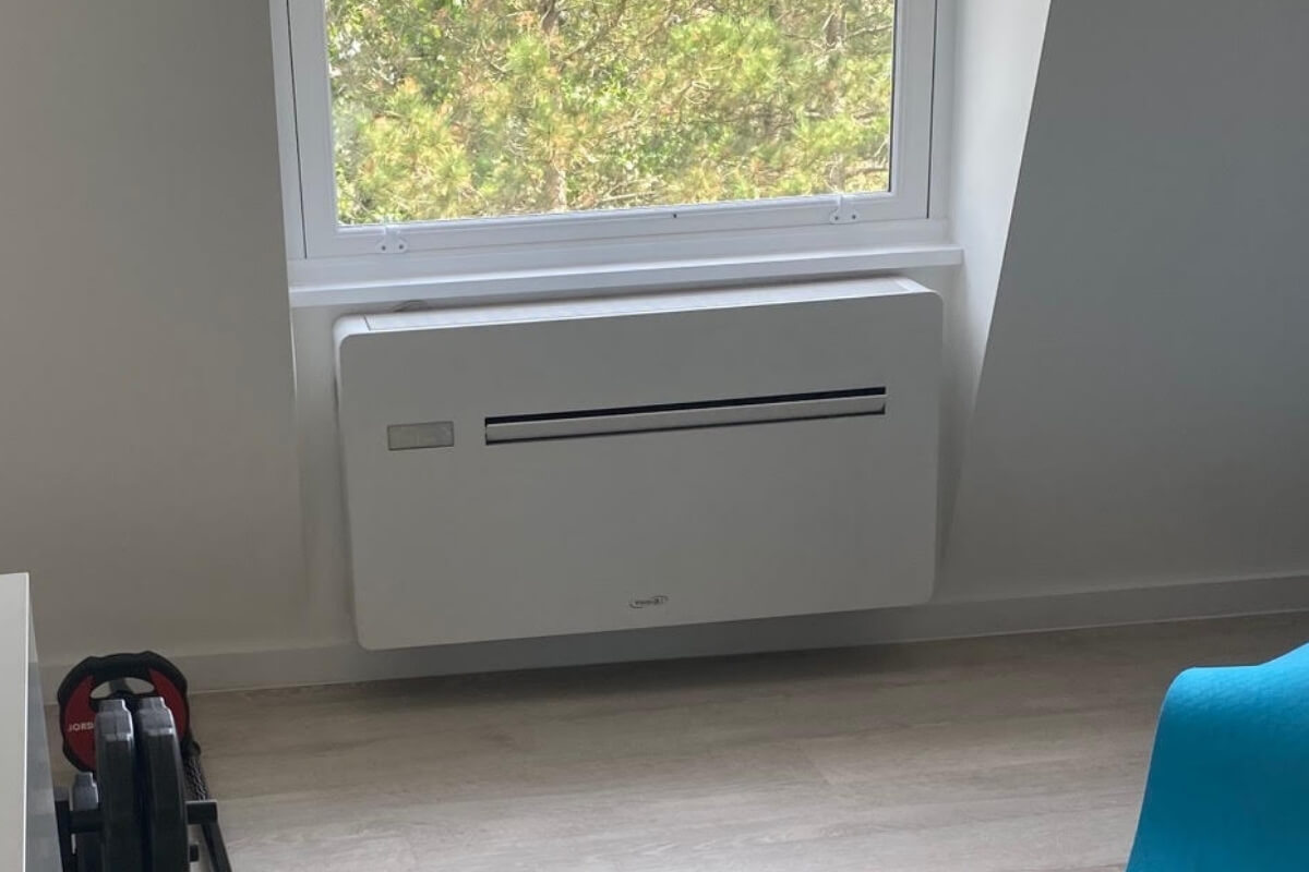 powrmatic vision compact 2.3kw condenserless air conditioning unit air-duct innovative air london