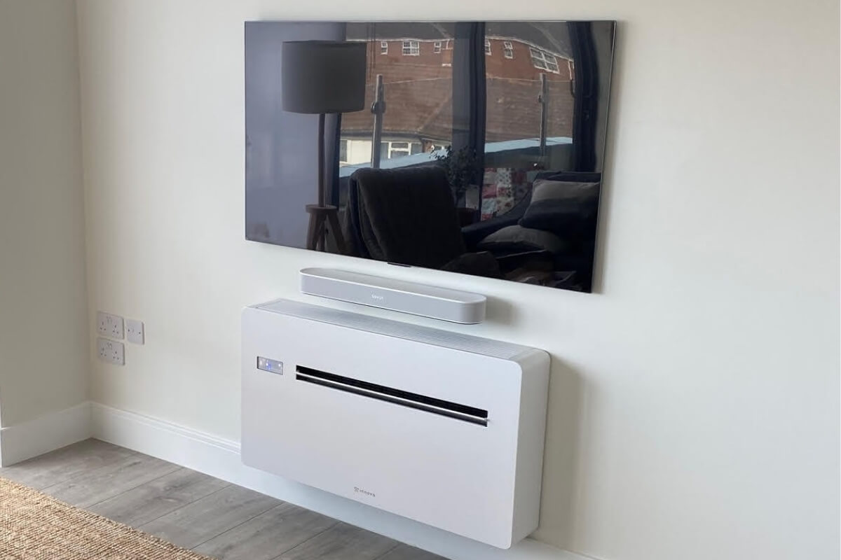 powrmatic vision h20 water-cooled condenserless air conditioning unit air-duct innovative air london
