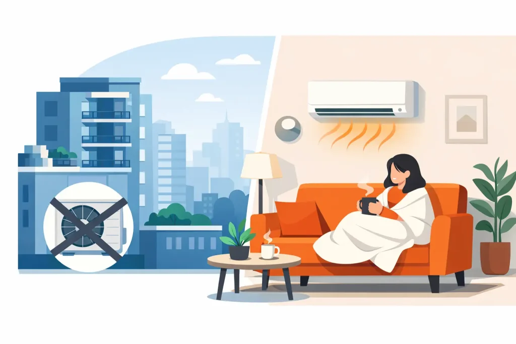 How to Heat City Apartments Without an Outdoor Unit