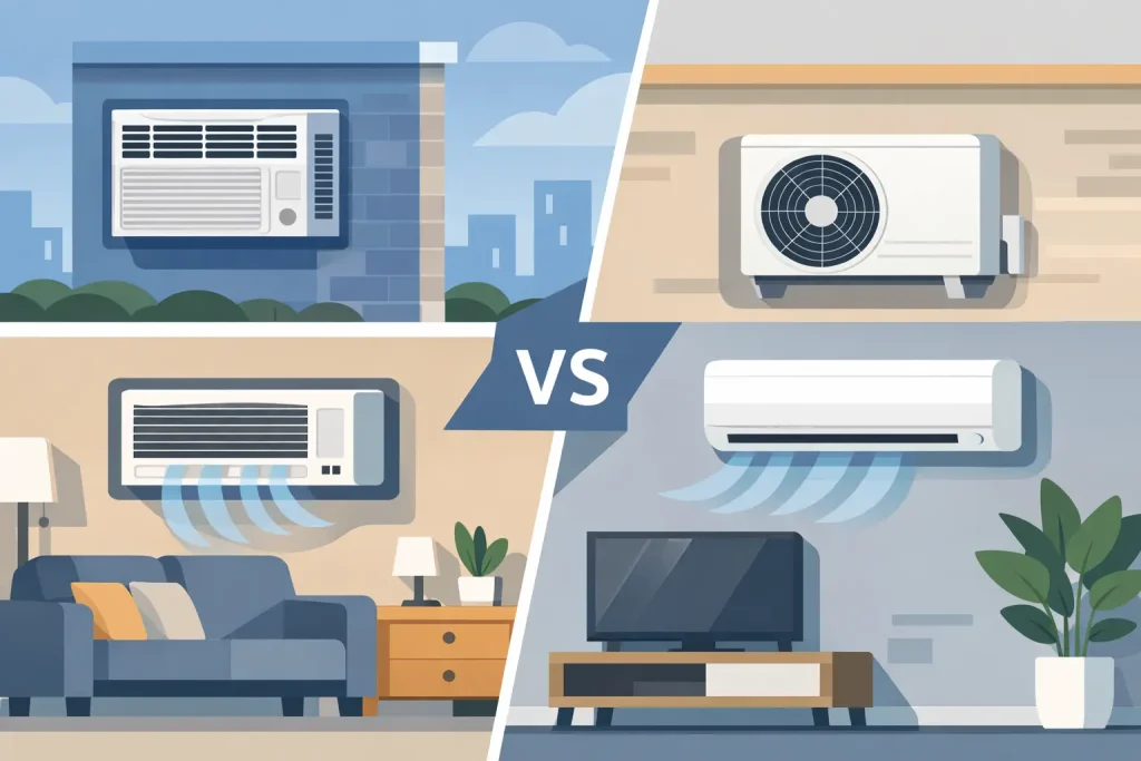 Through Wall Air Conditioner vs Mini Split