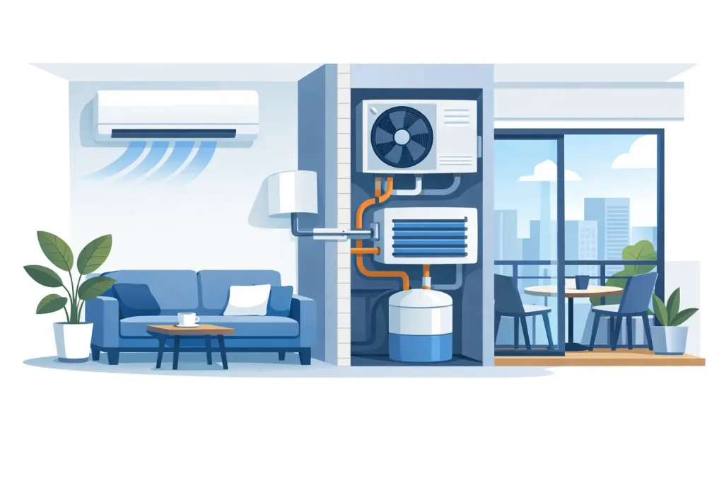 How to Retrofit Flat Cooling Without an Outdoor Unit